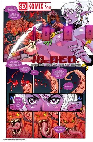 Порно комикс Mana World. Часть 12. В красном. Английский. Порно комикс Mana World. Часть 12. В красном. Английский.