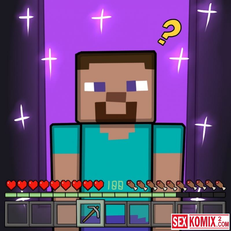 Порно комикс Minecraft. Часть 3. Порно комикс Minecraft. Часть 3.