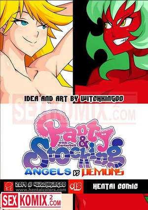 Порно комикс Ангелы против Демонов. Трусики и чулки с подвязками. Порно комикс Ангелы против Демонов. Трусики и чулки с подвязками.