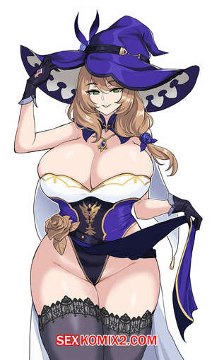 Порно комикс аниме Genshin Impact. Lisa