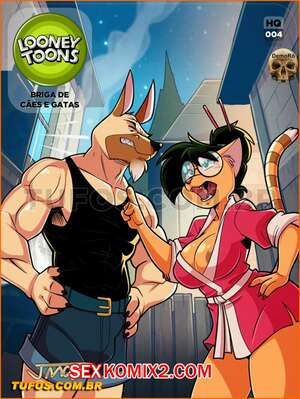 Порно комикс Луни мульт. Часть 4. Драка кошки с собаками. Looney Toons. Tufos