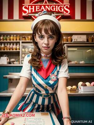 Порно комикс Maya Hawke. Stranger Things Ahoy Ice Cream 1980s Vintage Classic. QuantumAI