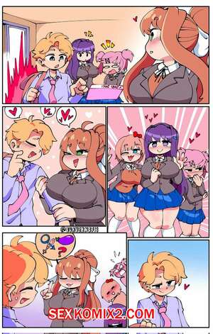 Порно комикс Senpai X DDLC Girls. Quaver