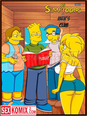 Порно комикс Симпсоны. Часть 24. Мужской клуб. Порно комикс Симпсоны. Часть 24. Мужской клуб.