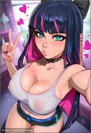 Хентай Манга Stocking. Panty and Stocking with Garterbelt. SinderellaAI