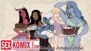 Порно комикс Таверна секса. Подземелья и Драконы. Английский. Порно комикс Таверна секса. Подземелья и Драконы. Английский.